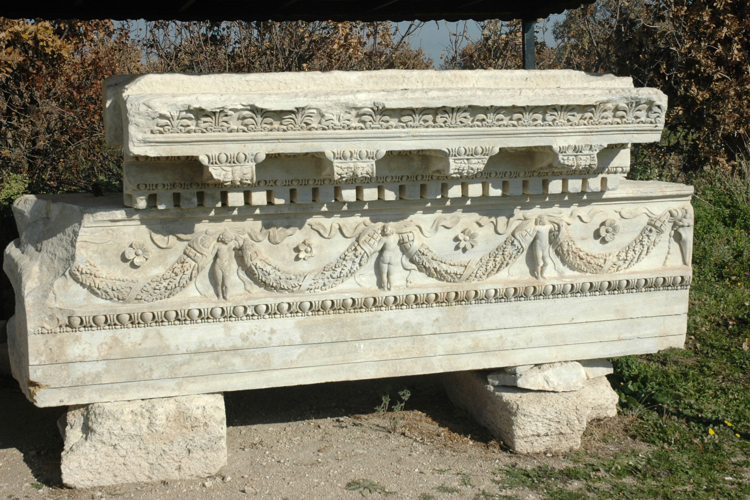 Tempel auf der Agora Türkei